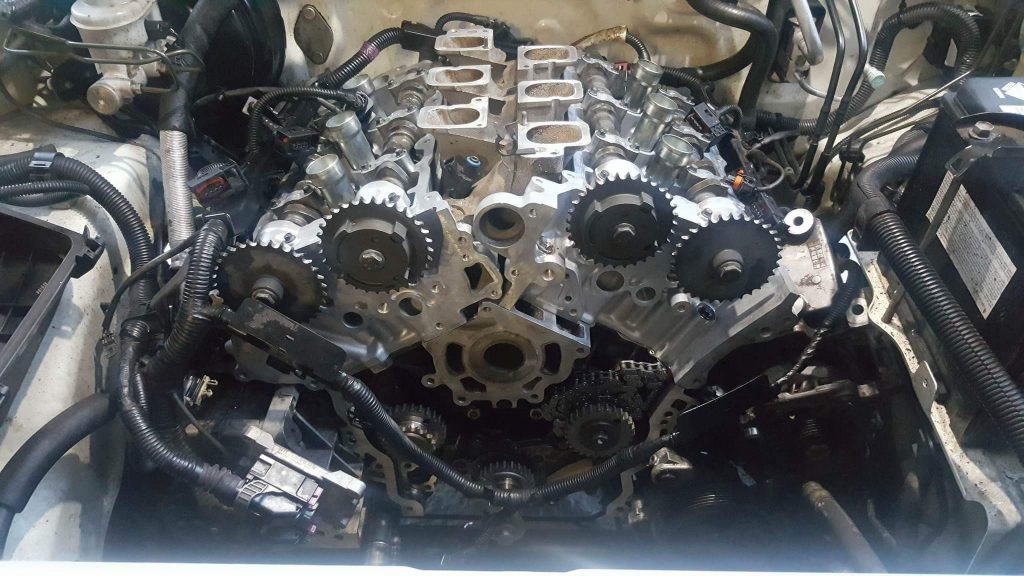 Holden Commodore Alloytec cylinder head repairs after timing chain